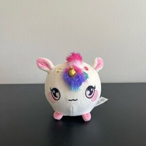 Squeezamals Aurora Unicorn Soft Plush Toy Claires Exclusive 4 Inch